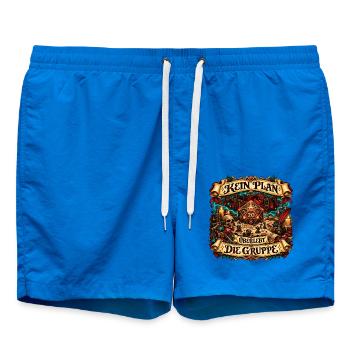 Spielleiter Gruppenchaos - Badeshorts - Cobalt blue - Vorne - AI Model Male 185 light (185cm)