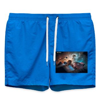 BASIS – Raumschiff der PERRY RHODAN-Serie  - Badeshorts - Cobalt blue - Vorne - AI Model Male 185 light (185cm)