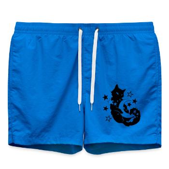 Cat cat - Badeshorts - Cobalt blue - Vorne - AI Model Male 185 light (185cm)