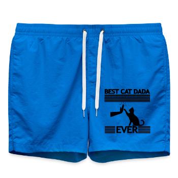 Cat cat  - Badeshorts - Cobalt blue - Vorne - AI Model Male 185 light (185cm)