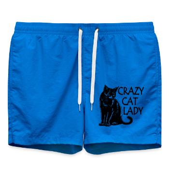 Cat cat  - Badeshorts - Cobalt blue - Vorne - AI Model Male 185 light (185cm)