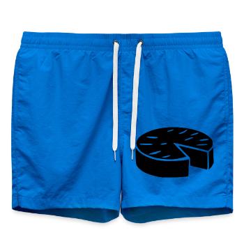 T-Shirt Humor Käse Camembert lustiges Geschenk - Badeshorts - Cobalt blue - Vorne - AI Model Male 185 light (185cm)