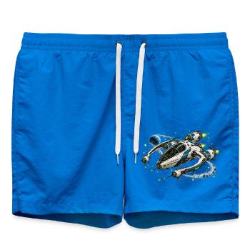 MELVIG – Scout im Weltall - Badeshorts - Cobalt blue - Vorne - AI Model Male 185 light (185cm)