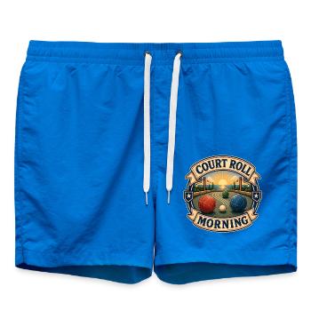 COURT ROLL MORNING - Badeshorts - Cobalt blue - Vorne - AI Model Male 185 light (185cm)