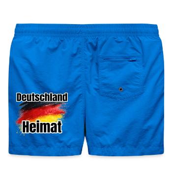 Deutschland Heimat Flaggenkunst - Badeshorts - Cobalt blue - Hinten