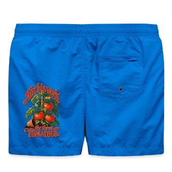 All This Work For Three Tomatoes - Badeshorts - Cobalt blue - Hinten
