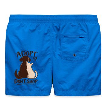 Adopt Don’t Shop Dog & Cat - Badeshorts - Cobalt blue - Hinten