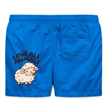Love All Animals - Badeshorts - Cobalt blue - Hinten