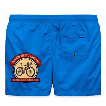 Ich bin Gravelbiker im Genuss-Modus - Badeshorts - Cobalt blue - Hinten
