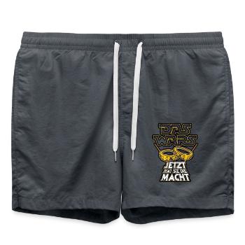 Junggesellen JGA Abschied Das Wars Junggesellinnen - Badeshorts - Anthrazit - Vorne - AI Model Male 185 light (185cm)