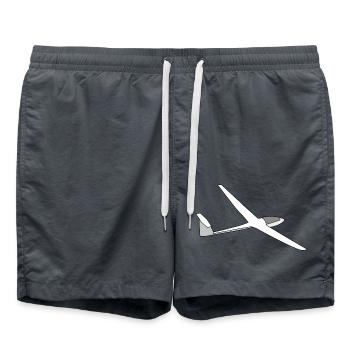 segelflieger - Badeshorts - Anthrazit - Vorne - AI Model Male 185 light (185cm)