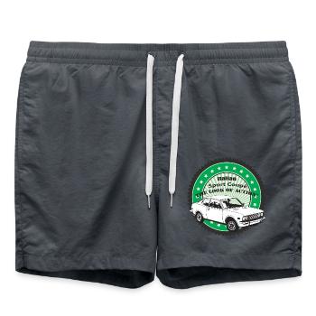 Italian Sport Coupe - Swim Trunks - anthracite - Front - AI Model Male 185 light (185cm)