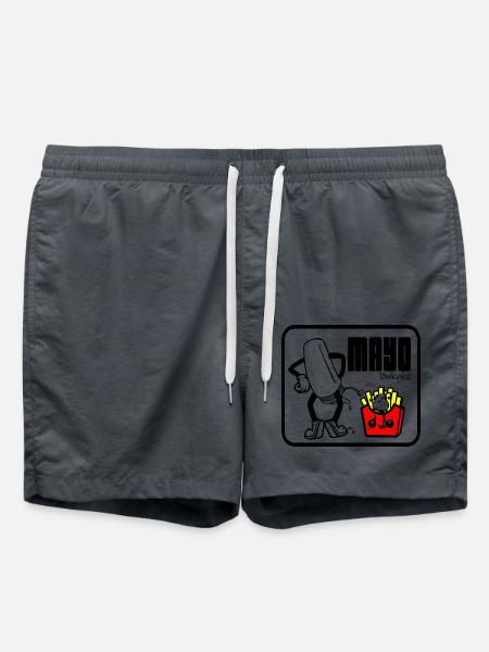 Mit Mayo - Badeshorts - Anthrazit