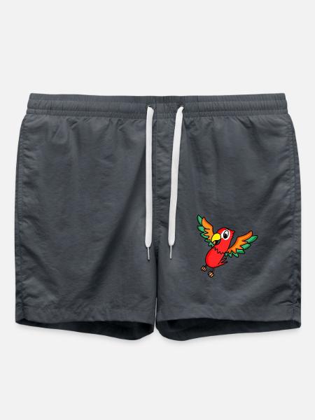 perroquet - Short de bain - charbon