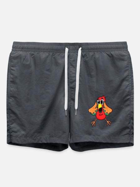 Parrot jungle - Swim Trunks - anthracite