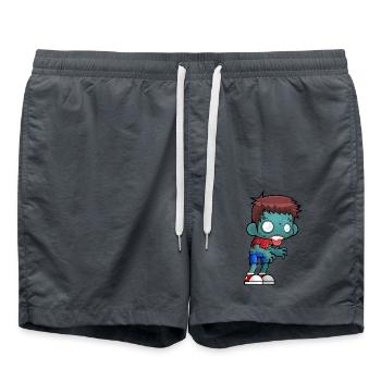 Zombie - Badeshorts - Anthrazit - Vorne - AI Model Male 185 light (185cm)