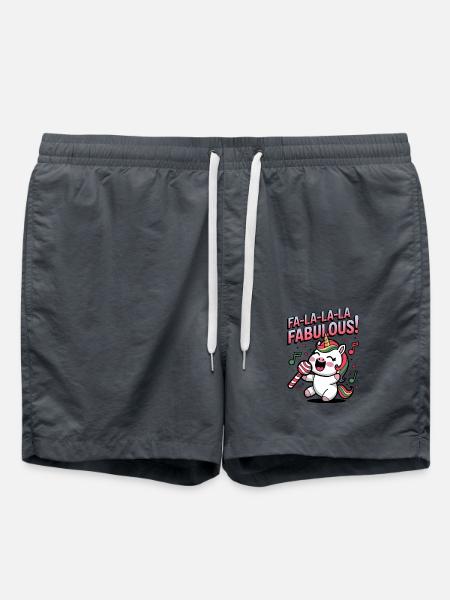 Fa-la-la-la Fabulous! - Swim Trunks - anthracite