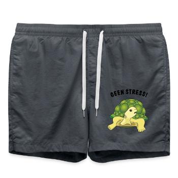 geen stress - Badeshorts - Anthrazit - Vorne - AI Model Male 185 light (185cm)