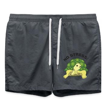 no stress - Badeshorts - Anthrazit - Vorne - AI Model Male 185 light (185cm)