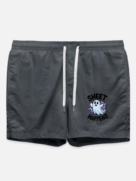 Blatt passiert - Badeshorts - Anthrazit
