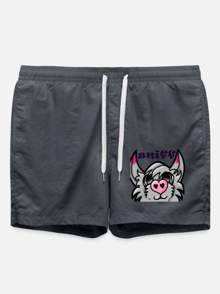 Pelziger Schnüffeln - Badeshorts - Anthrazit