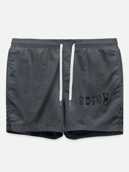 Alternative Coffee - Swim Trunks - anthracite