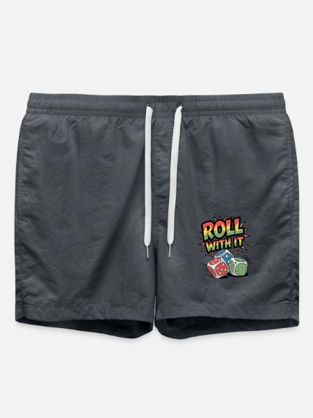 Roulez avec - Short de bain - charbon