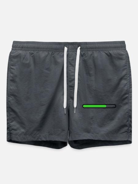 Loading bar Black Green - Swim Trunks - anthracite
