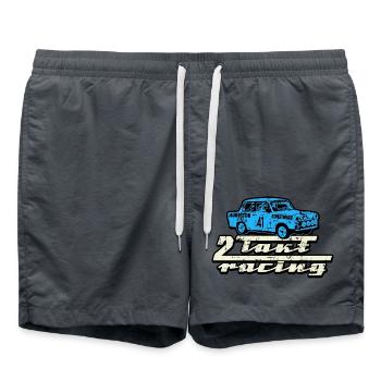 Trabi 2 Takt Racing - Badeshorts - Anthrazit - Vorne - AI Model Male 185 light (185cm)