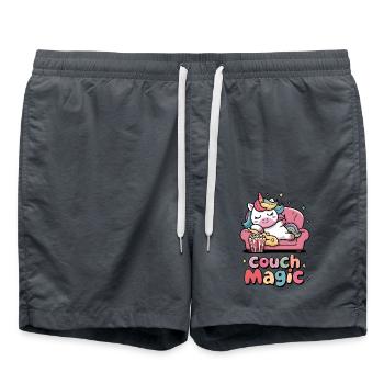 Couch Magic - Swim Trunks - anthracite - Front - AI Model Male 185 light (185cm)