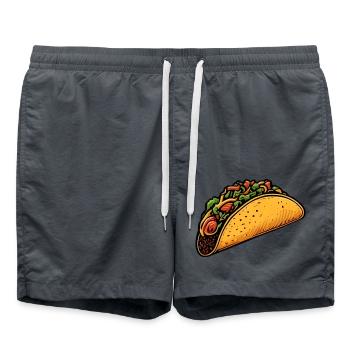 Tacos - Swim Trunks - anthracite - Front - AI Model Male 185 light (185cm)