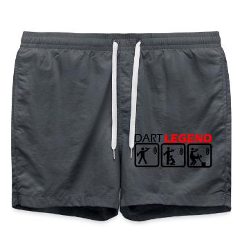 Dart Legend - Badeshorts - Anthrazit - Vorne - AI Model Male 185 light (185cm)