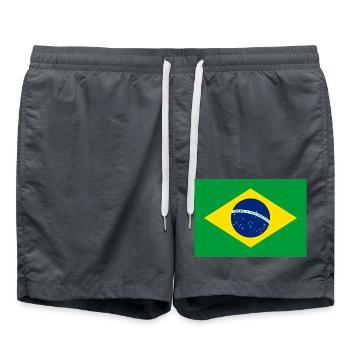 Brazilien - Badeshorts - Anthrazit - Vorne - AI Model Male 185 light (185cm)