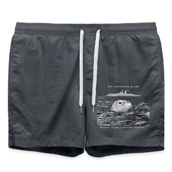 UTÖ GREY SEAL - Marine Textilien und Geschenke - Badeshorts - Anthrazit - Vorne - AI Model Male 185 light (185cm)