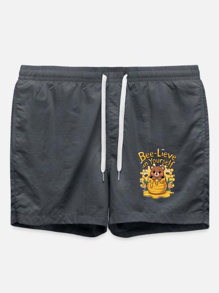 Croyez en vous-même - Short de bain - charbon