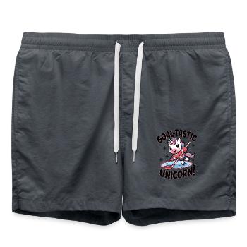 Licorne but-tastique ! - Short de bain - charbon - Devant - AI Model Male 185 light (185cm)