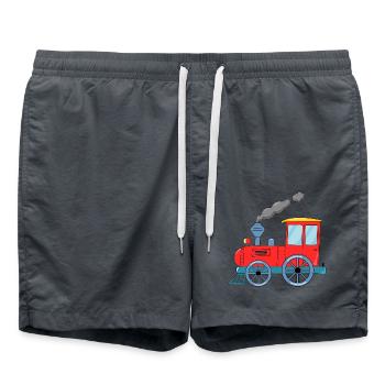 Train pour enfants rouge - Short de bain - charbon - Devant - AI Model Male 185 light (185cm)