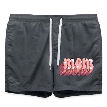 Mama 3D - Badeshorts - Anthrazit - Vorne - AI Model Male 185 light (185cm)