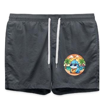 Lunettes de soleil de plage d’été de dessin animé drôle de baleine - Short de bain - charbon - Devant - AI Model Male 185 light (185cm)