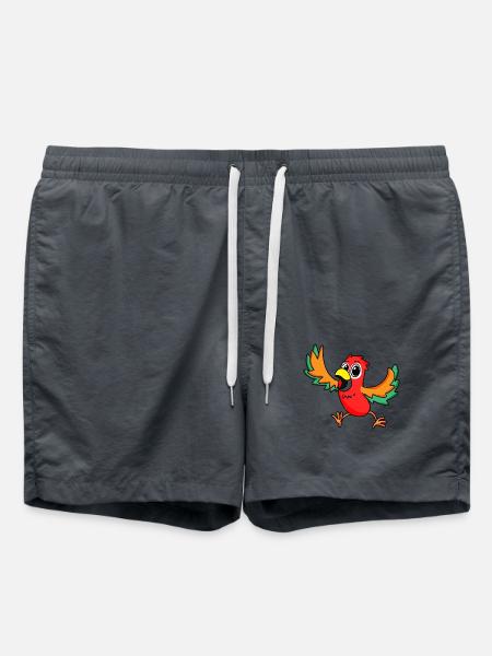 perroquet - Short de bain - charbon