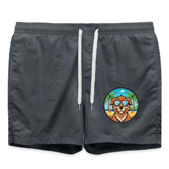 Rafeiro Do Alentejo Hunderasse Cartoon Sonnenbrille - Badeshorts - Anthrazit - Vorne - AI Model Male 185 light (185cm)