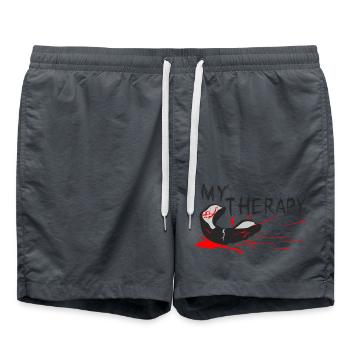 My Therapy - Badeshorts - Anthrazit - Vorne - AI Model Male 185 light (185cm)