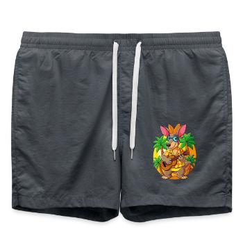 Lunettes de soleil de plage d’été de dessin animé Aardvark drôle - Short de bain - charbon - Devant - AI Model Male 185 light (185cm)