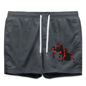 spinnen - Badeshorts - Anthrazit - Vorne - AI Model Male 185 light (185cm)