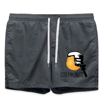 cosi fan tutti versus frutti - Souvenir von Mozart - Badeshorts - Anthrazit - Vorne - AI Model Male 185 light (185cm)