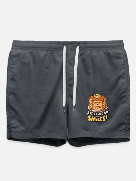 Staking Up The Smiles! - Swim Trunks - anthracite