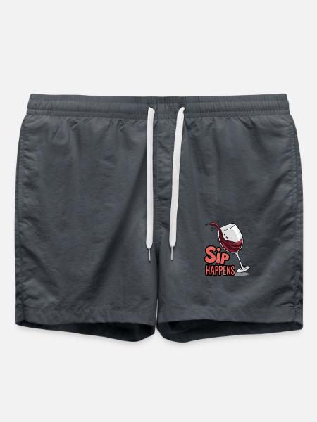 Sip Happens - Short de bain - charbon