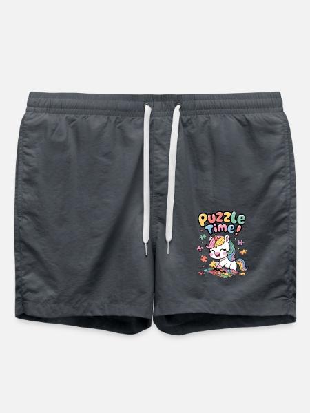 Puzzle Time! - Swim Trunks - anthracite