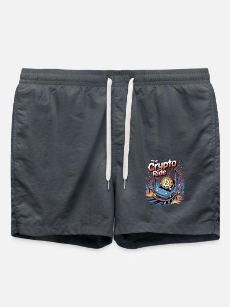 The Crypto Ride - Swim Trunks - anthracite