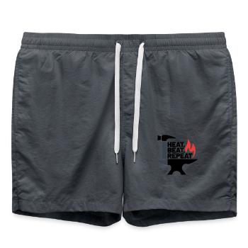 Heat, Beat, Repeat - Swim Trunks - anthracite - Front - AI Model Male 185 light (185cm)